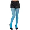 Paire De Collants Turquoise Opaques