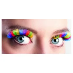 Paire De Faux Cils Courts Multicolores
