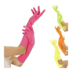 Robe Longue De Belle Princesse Avec Voile 5 Robe Longue De Belle Princesse Avec Voile -Camouflage Soldes Boutique Paire de longs gants fluos de 30cm