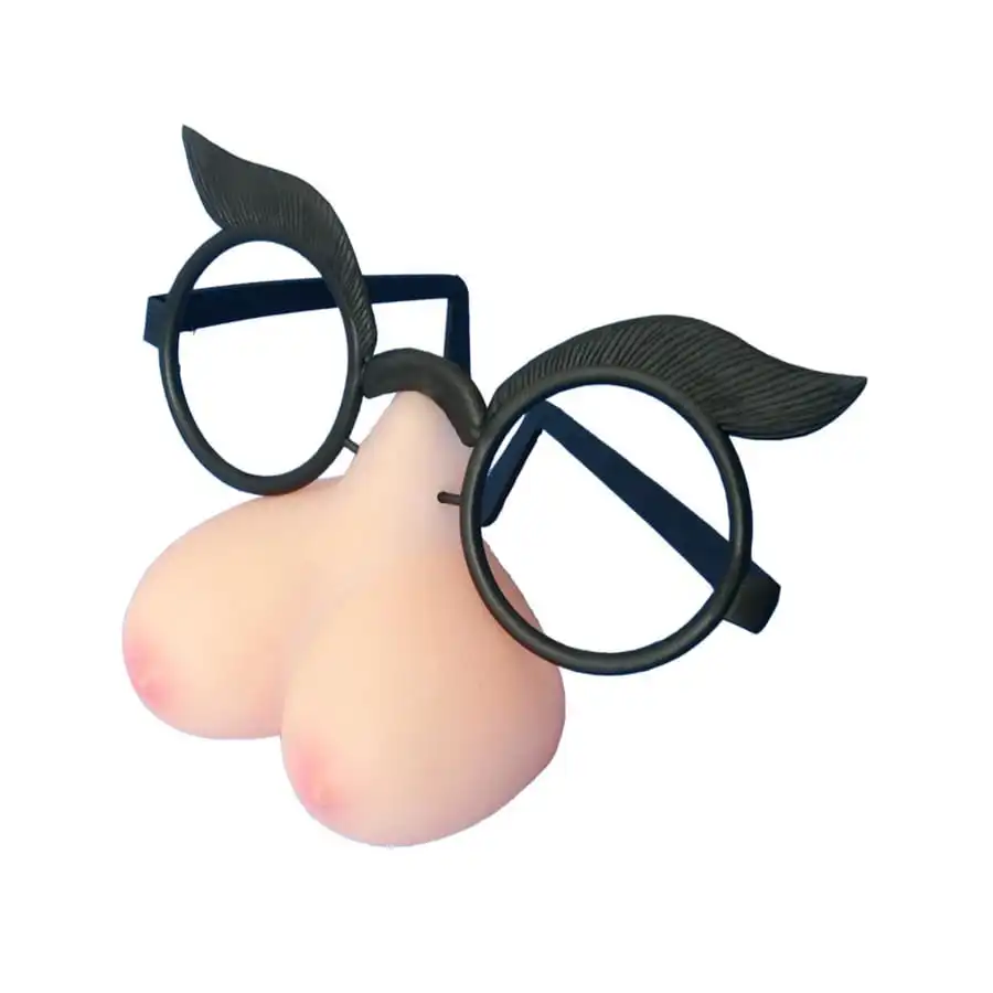 Paire De Lunettes Nichons Humoristiques, Adulte 1 Paire De Lunettes Nichons Humoristiques, Adulte