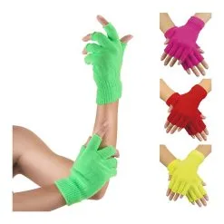 Paire De Mitaines Courtes Unie