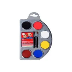 Palette De 6 Fards à L'eau Avec Pinceaux