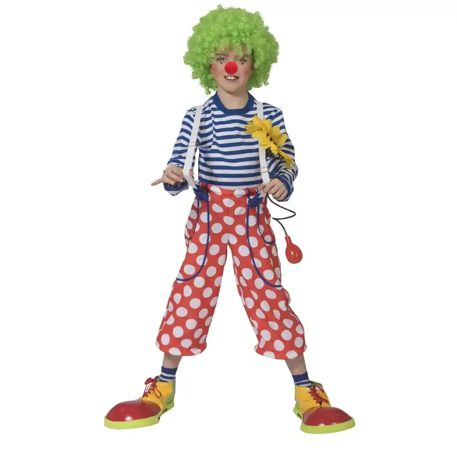 Pantalon De Clown Rouge à Pois Blancs Pour Enfant 1 Pantalon De Clown Rouge à Pois Blancs Pour Enfant