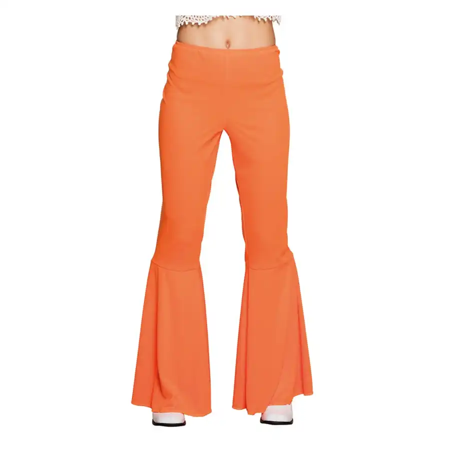 Pantalon Disco Orange Pour Femme Adulte 1 Pantalon Disco Orange Pour Femme Adulte