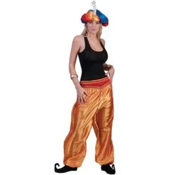 Pantalon Doré De Danseuse Orientale Pour Femme