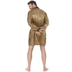Peignoir Motifs Léopard Satiné Pour Homme 6 Peignoir Motifs Léopard Satiné Pour Homme -Camouflage Soldes Boutique Peignoir motifs leopard satine pour homme 27178
