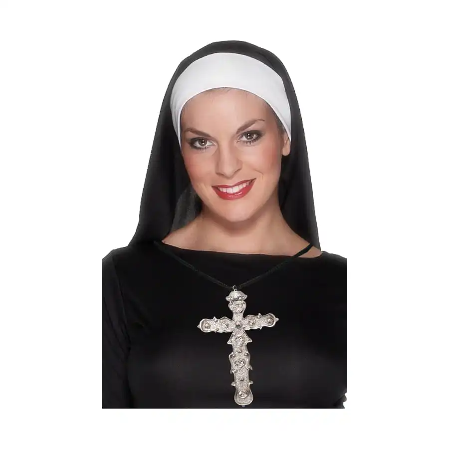 Pendentif Croix Avec Cordon Noir 3 Pendentif Croix Avec Cordon Noir – Image 3