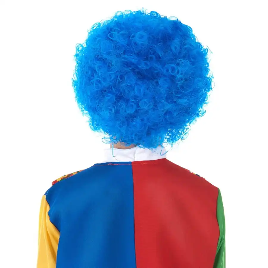 Perruque Afro Bleue Pour Enfant 2 Perruque Afro Bleue Pour Enfant – Image 2