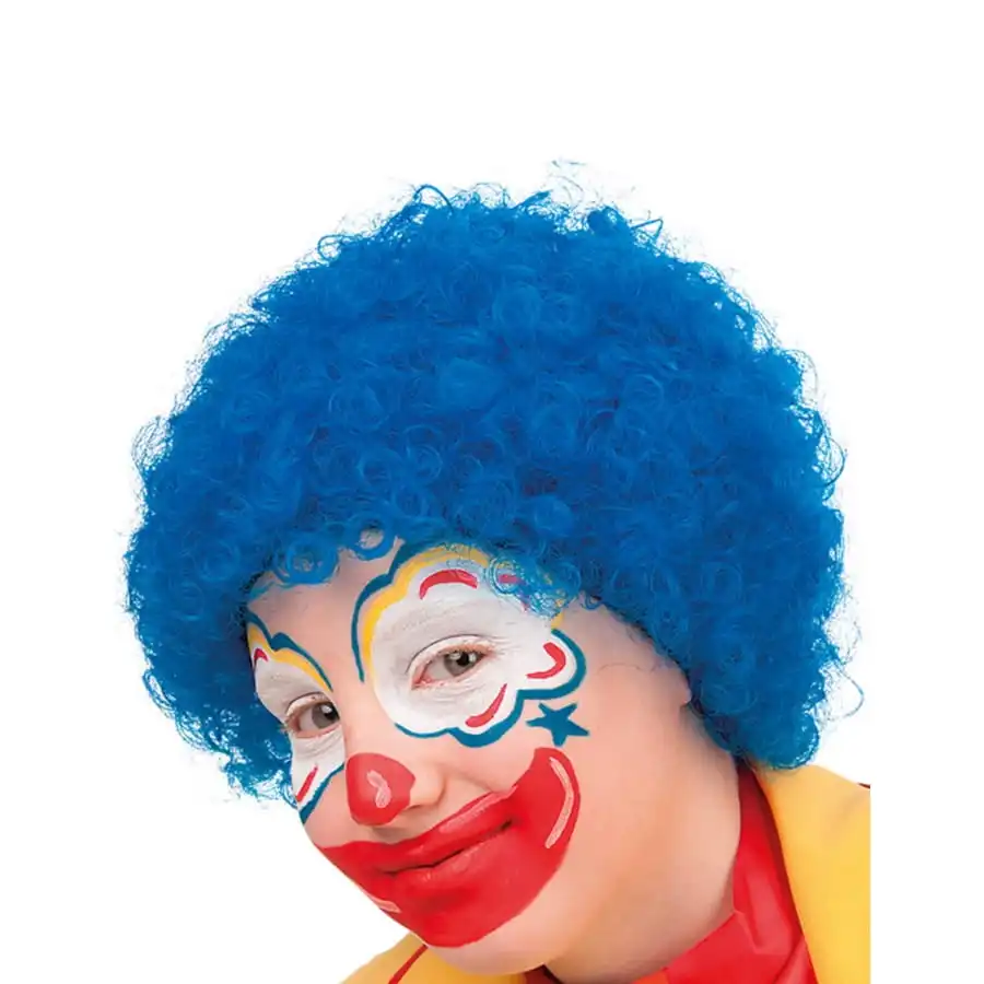 Perruque Afro Bleue Pour Enfant 3 Perruque Afro Bleue Pour Enfant – Image 3