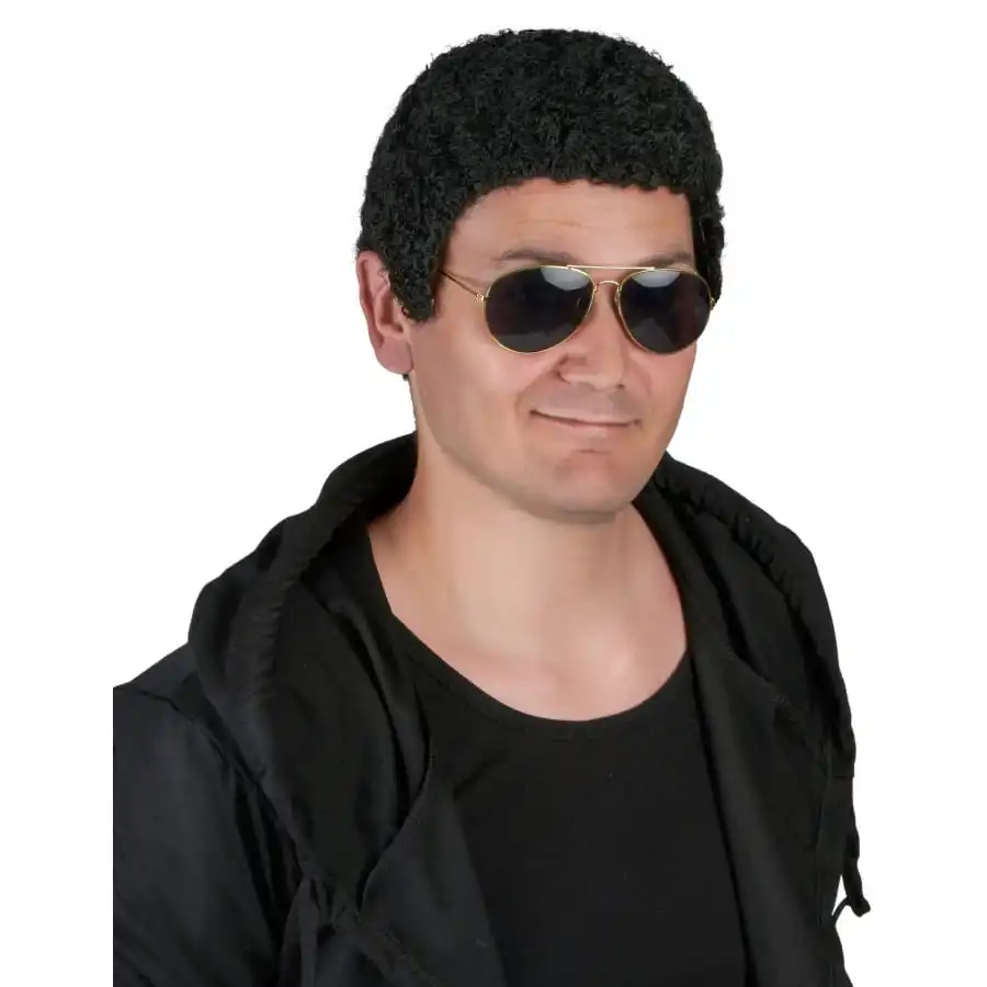 Perruque Afro Noire Courte Pour Homme 1 Perruque Afro Noire Courte Pour Homme