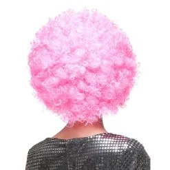 Perruque Afro Rose Pour Adulte -Camouflage Soldes Boutique Perruque afro rose pour adulte 13093