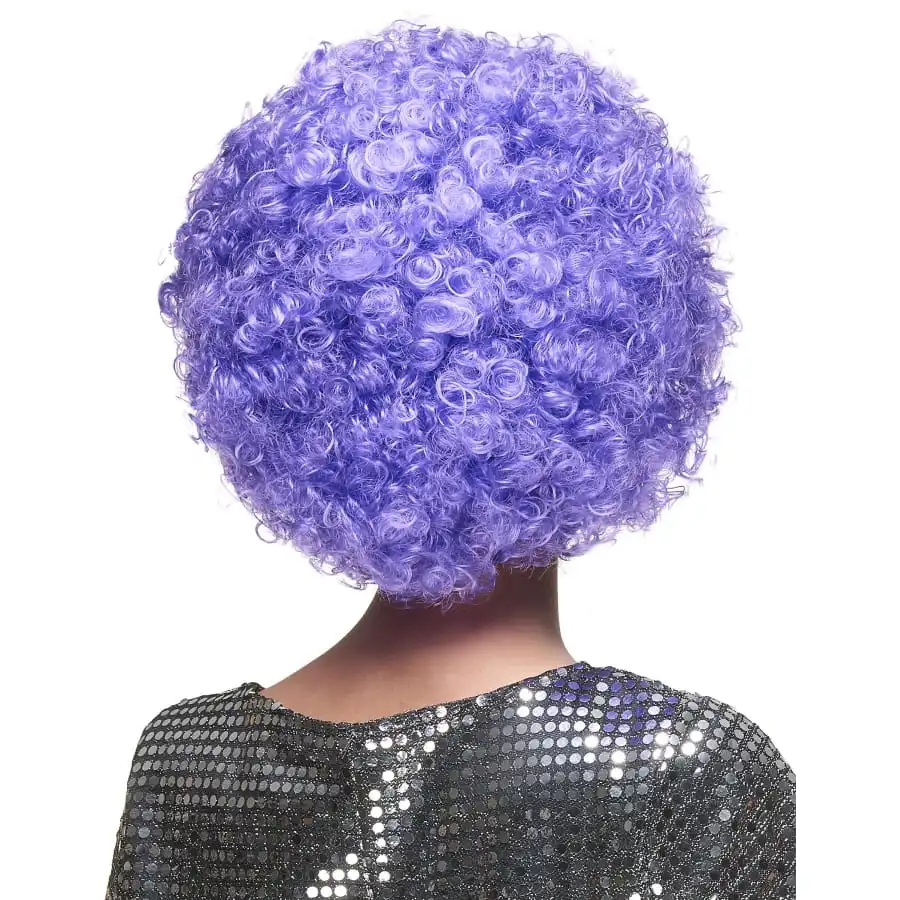 Perruque Afro Violette Volumineuse 3 Perruque Afro Violette Volumineuse – Image 3