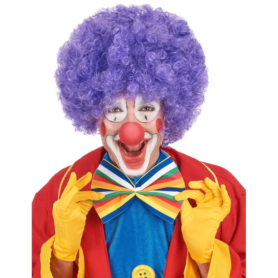 Perruque Afro Violette Volumineuse 5 Perruque Afro Violette Volumineuse – Image 5