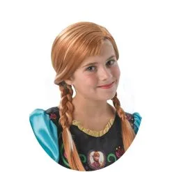 Perruque Anna Pour Enfant, La Reine Des Neiges -Camouflage Soldes Boutique Perruque anna pour enfant la reine des neiges 29399