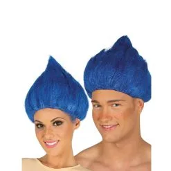 Perruque Bleue De Troll Pour Adulte 5 Perruque Bleue De Troll Pour Adulte -Camouflage Soldes Boutique Perruque bleue de troll pour adulte 63661