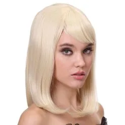 Perruque Blonde Lisse Mi-longue, Luxe -Camouflage Soldes Boutique Perruque blonde lisse mi longue luxe 29472