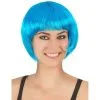 Perruque Bob Courte Bleu Aqua