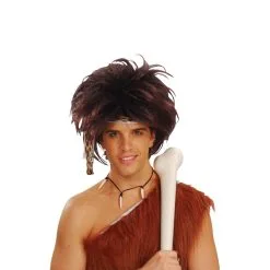 Perruque Brune D'homme Des Cavernes 5 Perruque Brune D'homme Des Cavernes -Camouflage Soldes Boutique Perruque brune d homme des cavernes 17251