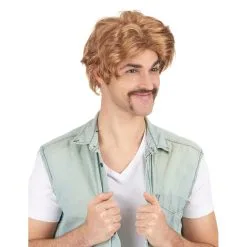 Perruque Chatain Courte Pour Homme