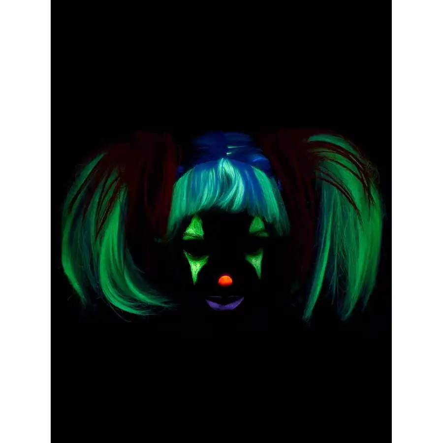 Perruque Couettes, Phosphorescente Pour Enfant 2 Perruque Couettes, Phosphorescente Pour Enfant – Image 2