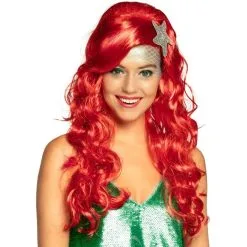 Perruque De Ariel Pour Femme