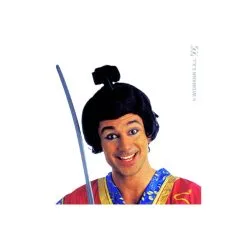 Perruque De Samourai Noire