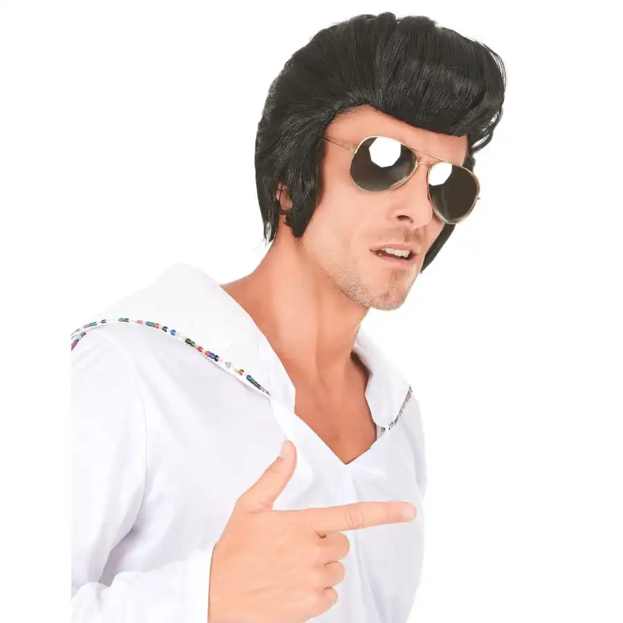 Perruque Noire Banane, Rock'n Roll 1 Perruque Noire Banane, Rock'n Roll