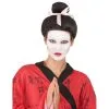 Perruque Noire De Geisha Pour Femme