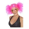 Perruque Rose Femme Années 80