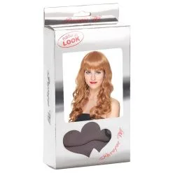Perruque Rousse Bouclée Avec Frange, Luxe -Camouflage Soldes Boutique Perruque rousse bouclee avec frange luxe 29513