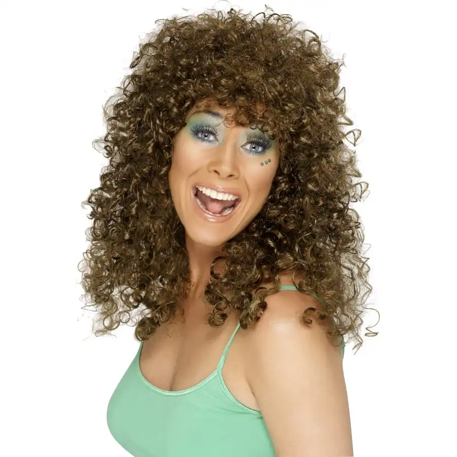 Perruque Sonia Chatain Bouclée 1 Perruque Sonia Chatain Bouclée