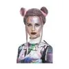 Perruque Space Buns Noir Et Rose Pour Femme