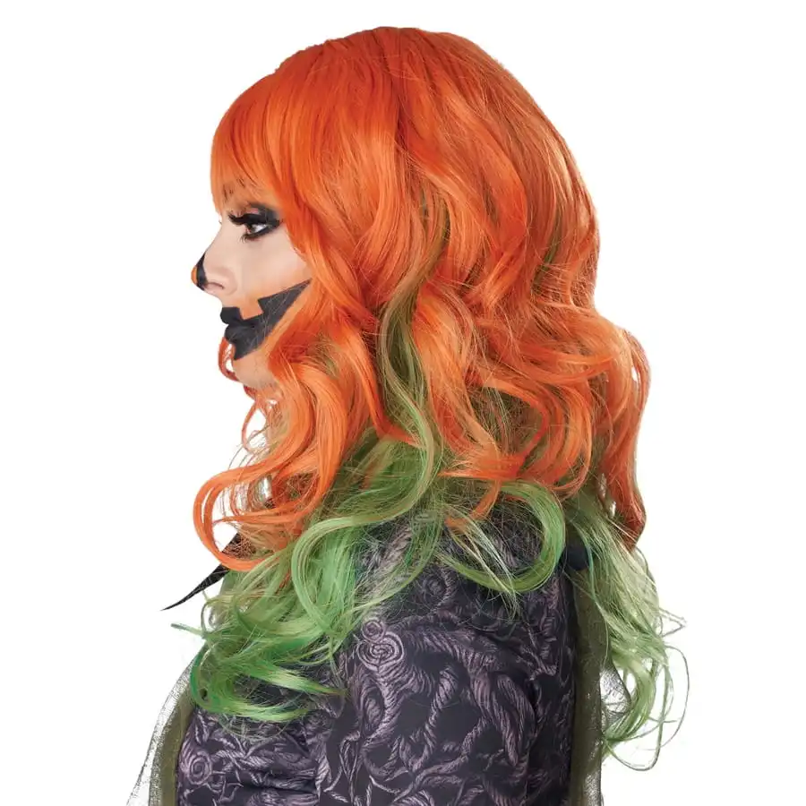 Perruque Verte Et Rousse Pour Femme 2 Perruque Verte Et Rousse Pour Femme – Image 2