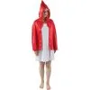 Petite Cape Rouge Avec Capuche Pour Adulte