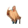 Poncho Marron Indien Pour Adulte