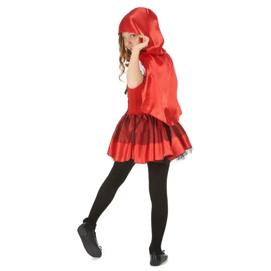 Robe à Capuche Petit Chaperon Rouge Enfant 3 Robe à Capuche Petit Chaperon Rouge Enfant – Image 3
