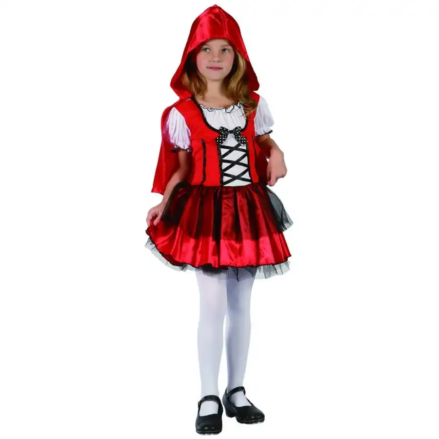 Robe à Capuche Petit Chaperon Rouge Enfant 4 Robe à Capuche Petit Chaperon Rouge Enfant – Image 4