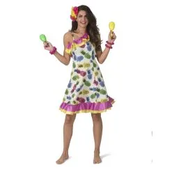 Robe Ananas Multicolore Pour Adulte