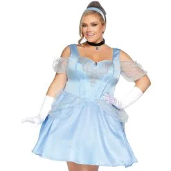 Robe Bleue De Princesse Grande Taille