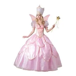 Robe Bouffante De Fée Rose Haut De Gamme