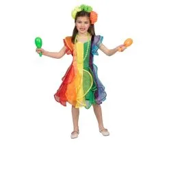 Robe Brésilienne Arc En Ciel Pour Enfant