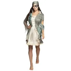 Robe Courte De Pirate Fantomatique Pour Femme