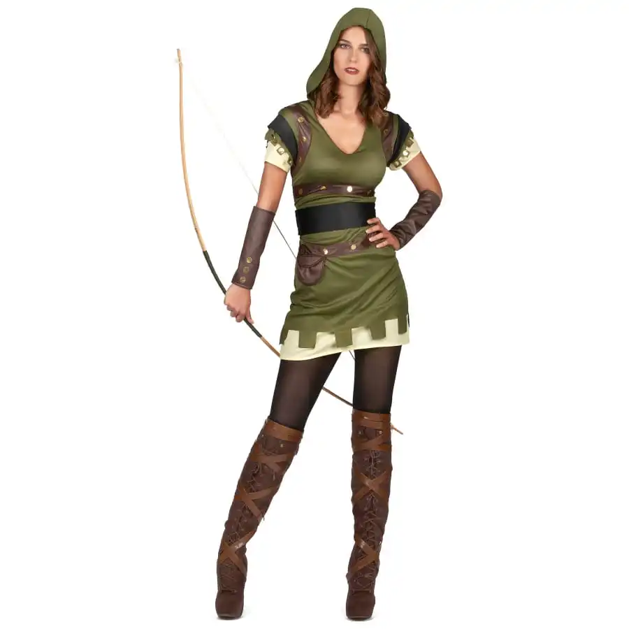 Robe D'archer Des Bois Pour Femme 1 Robe D'archer Des Bois Pour Femme