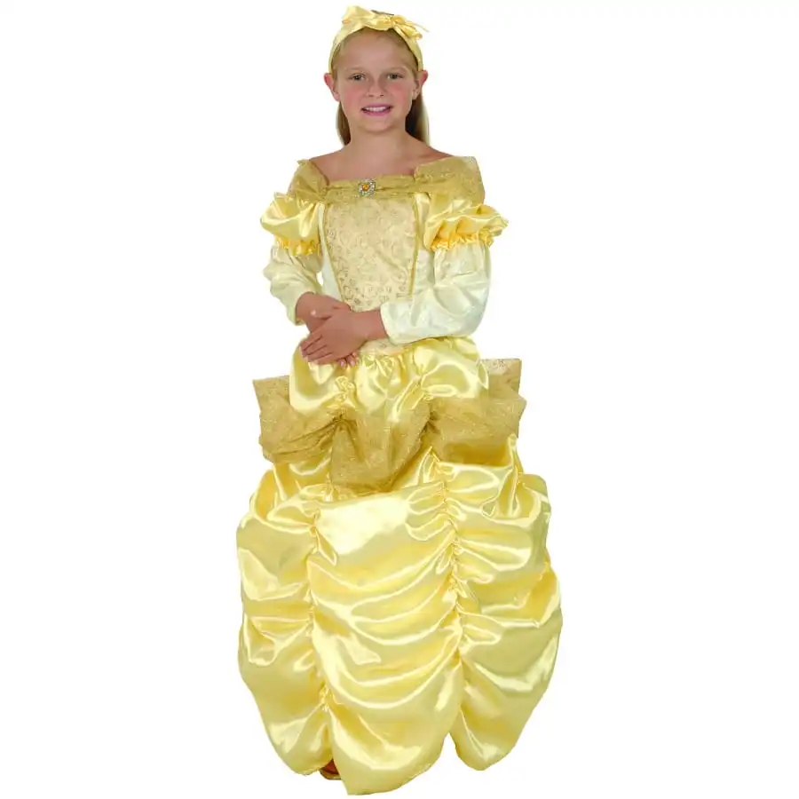 Robe De Belle Princesse Pour Enfant, Avec Couronne 4 Robe De Belle Princesse Pour Enfant, Avec Couronne – Image 4