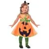 Robe De Citrouille Souriante Pour Petite Fille