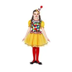 Robe De Clown Pour Enfant, Multicolore