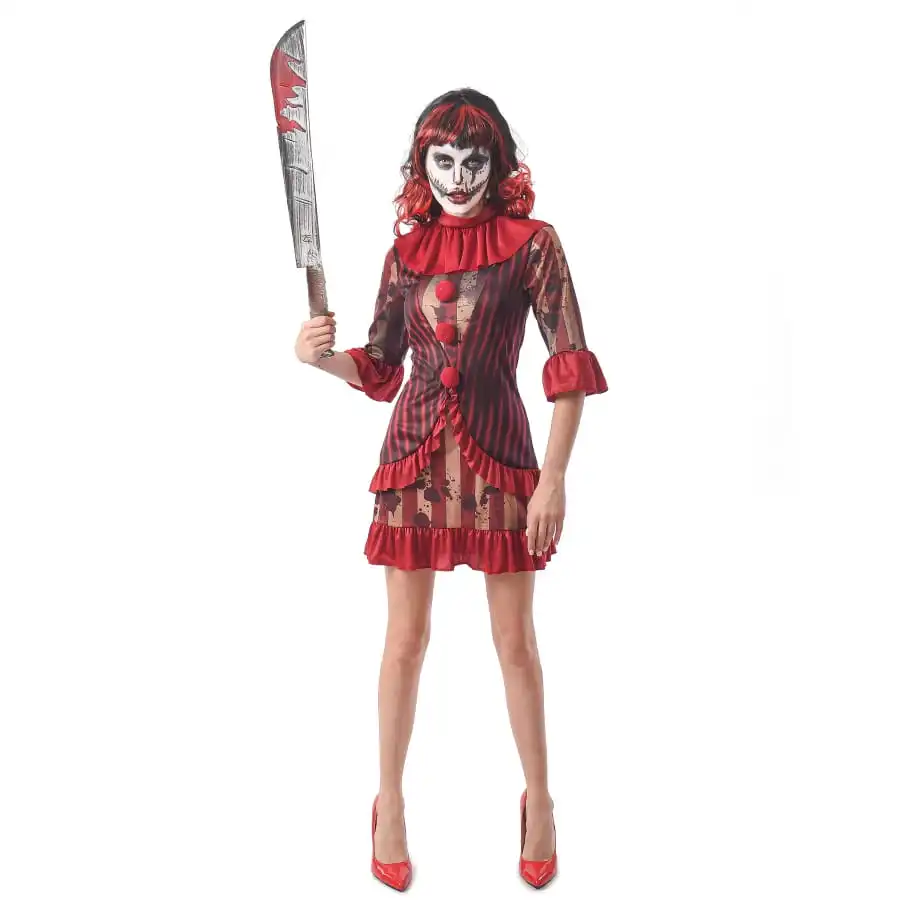 Robe De Clown Tueuse Pour Femme 1 Robe De Clown Tueuse Pour Femme