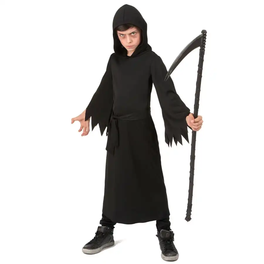 Robe De Faucheur Noir Pour Enfant 1 Robe De Faucheur Noir Pour Enfant