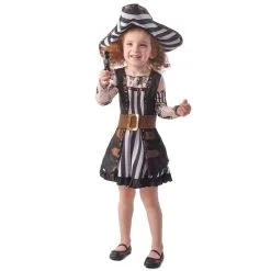 Robe De Fille Pirate Avec Bras Tatoués