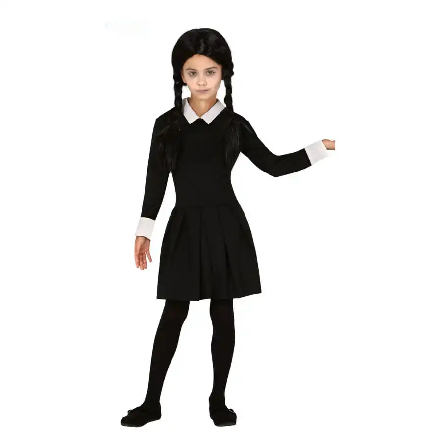 Robe De Mercredi Addams Pour Enfant 1 Robe De Mercredi Addams Pour Enfant